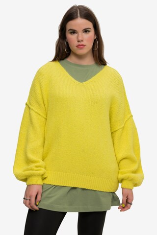 Pull-over Studio Untold en jaune : devant