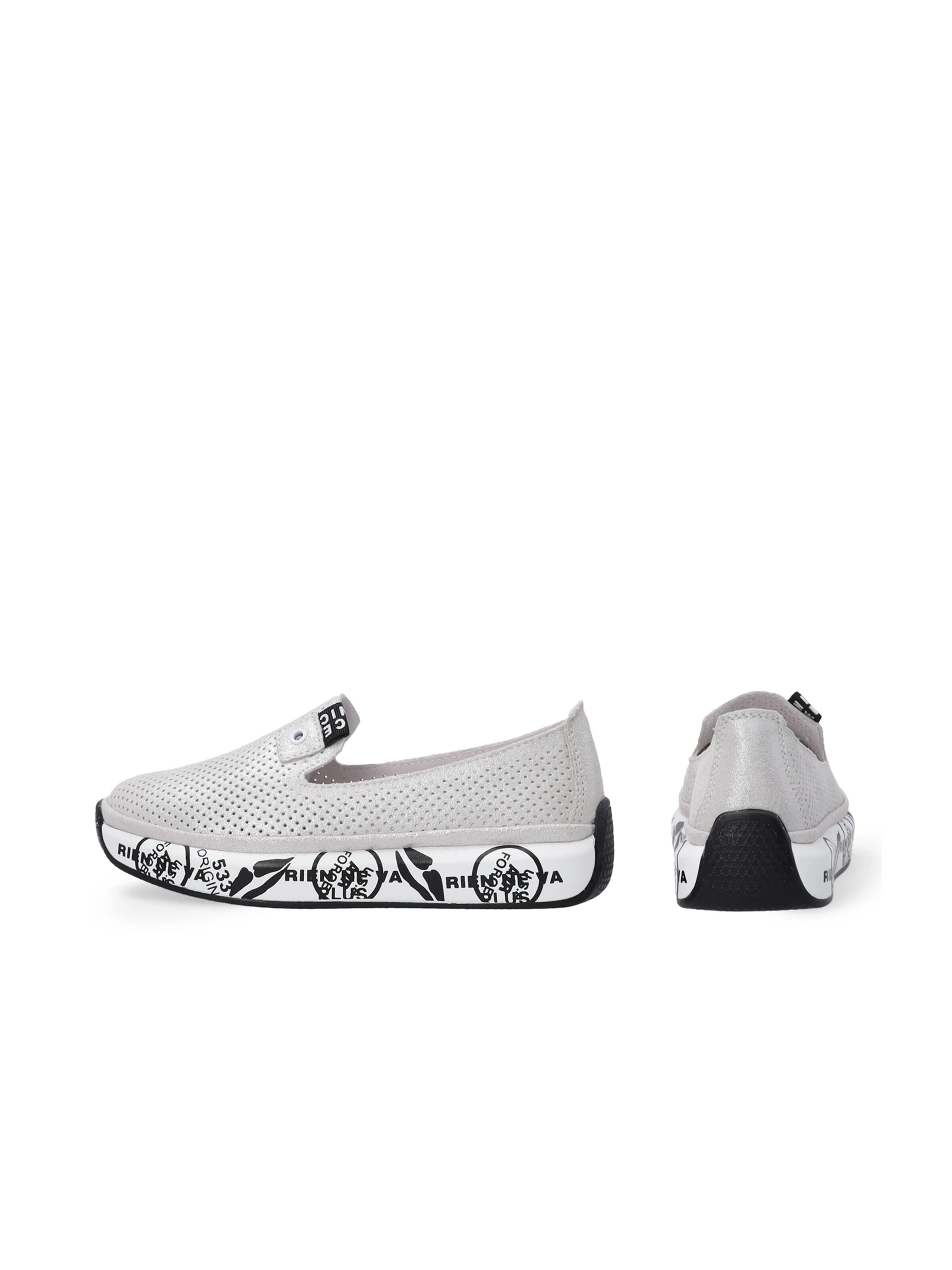 VENEZIA Moccasins in Silver