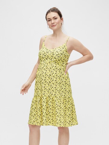 MAMALICIOUS Summer Dress 'Viky' in Yellow: front