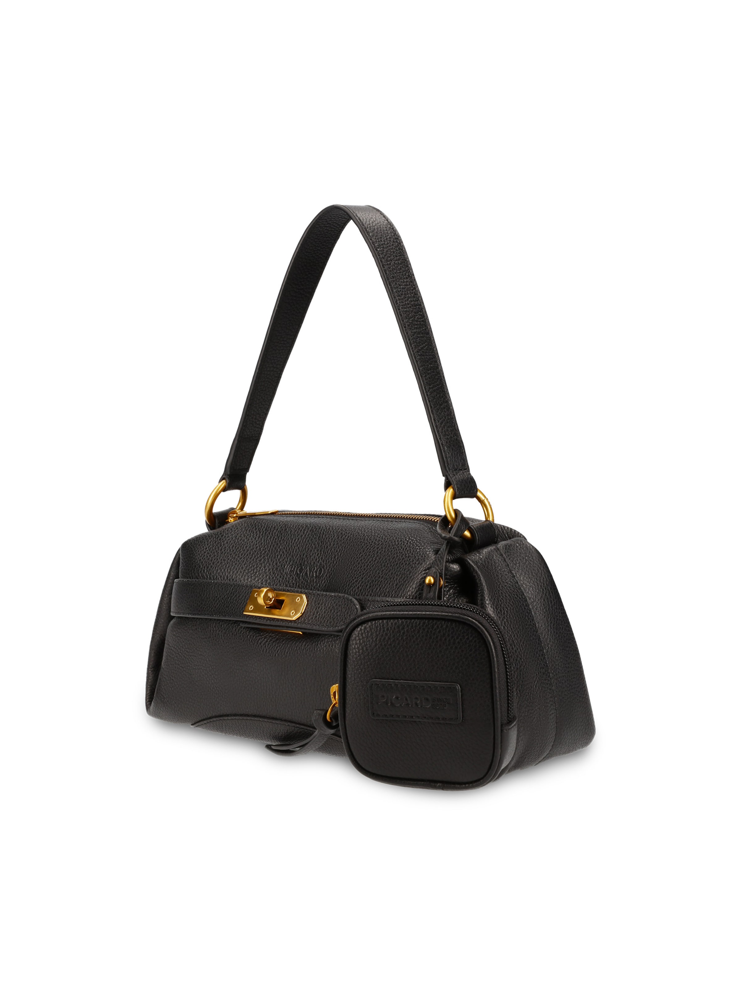 Picard Schultertasche ' Odeon ' in Schwarz