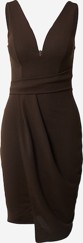 WAL G. Cocktail Dress 'SYLVIA' in Brown: front