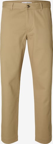 regular Pantaloni chino 'Slh196 Harry' di SELECTED in marrone: frontale