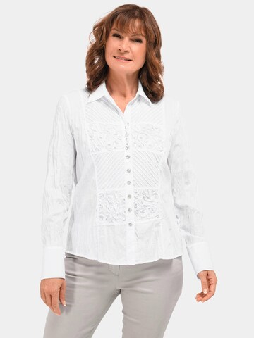 Goldner Blouse in Wit: voorkant