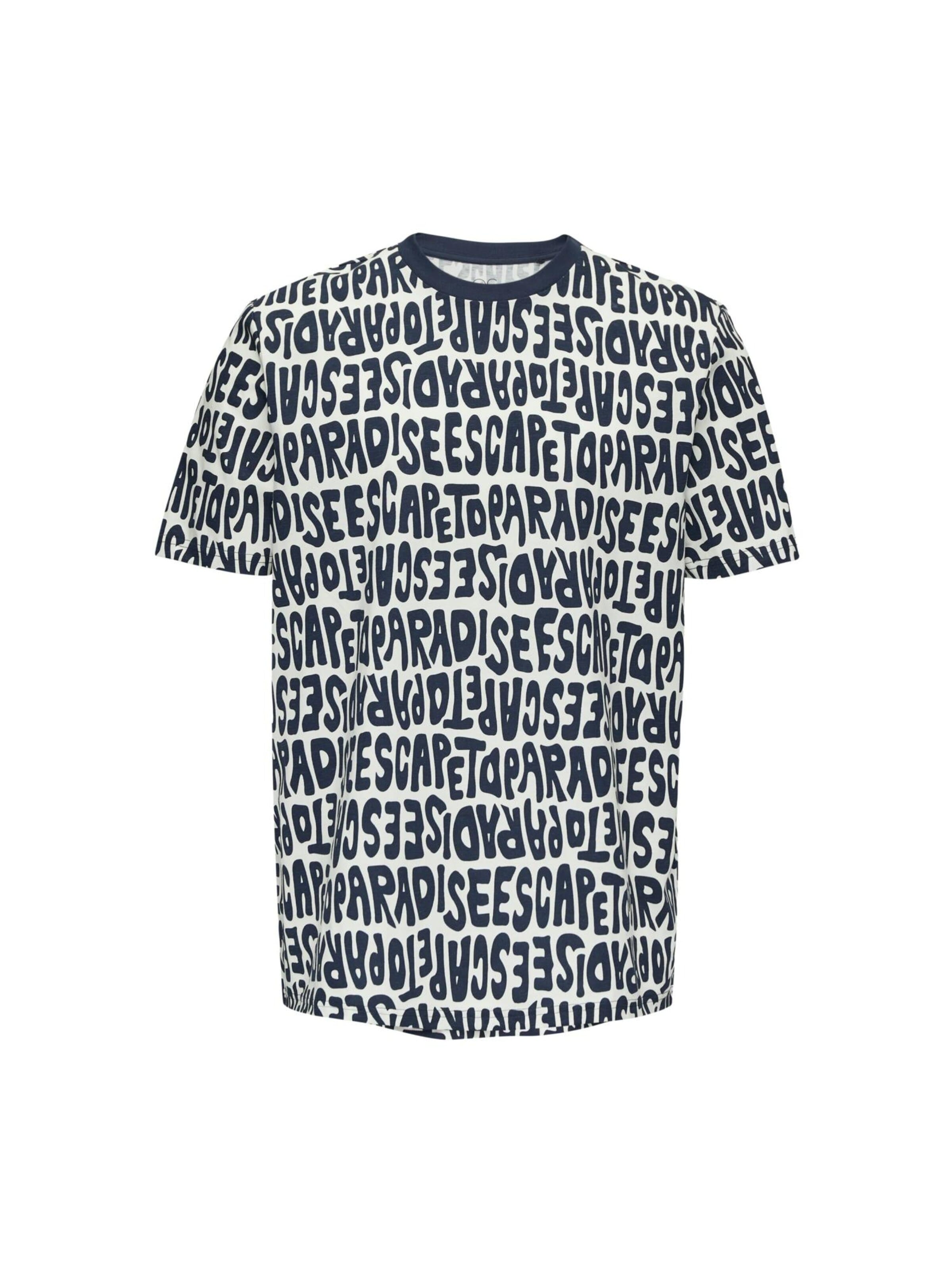 QS Shirt in Blauw: voorkant