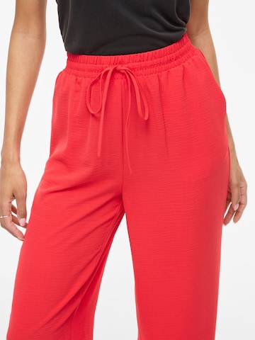 VILA Wide Leg Bukser i rød