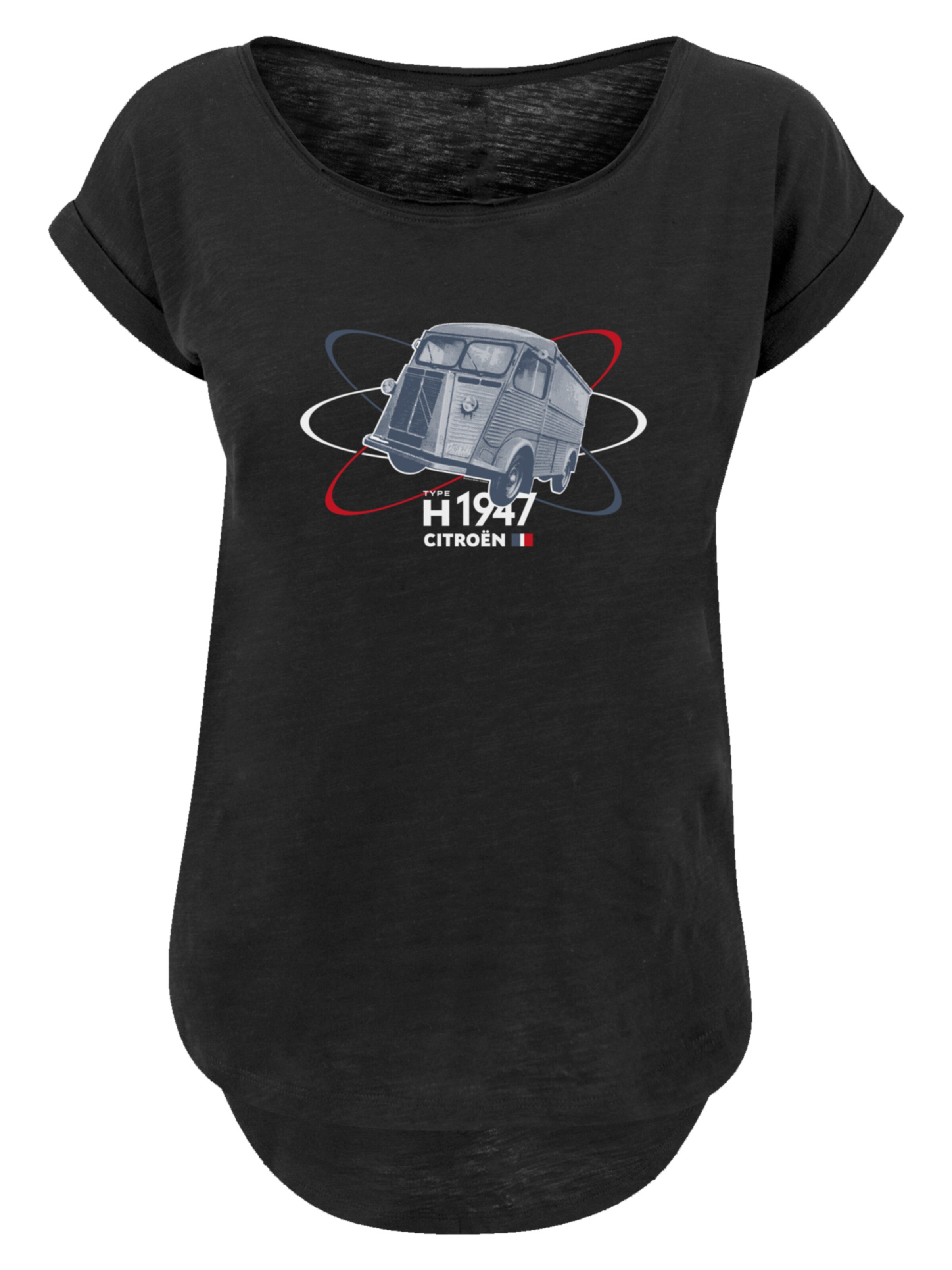 T-shirt 'Citroen Type H 1947' F4NT4STIC en noir : devant