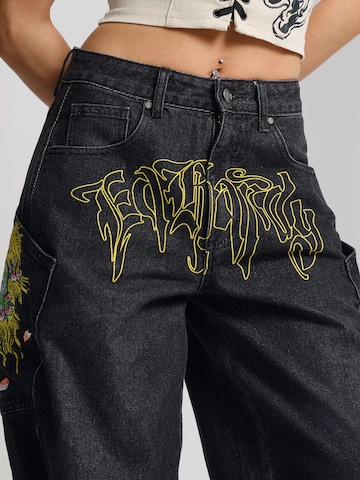 Ed Hardy Barrel Farmer 'Gothic Skull' - fekete