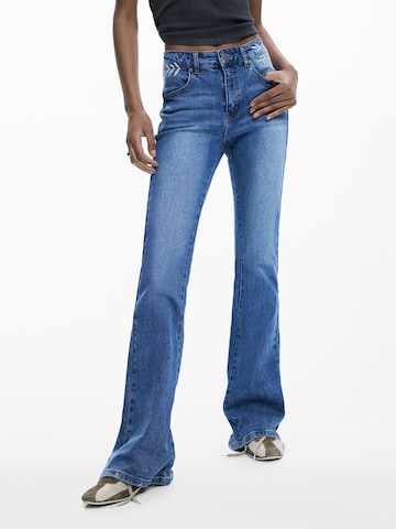 Desigual Flared Jeans in Blau: Vorderseite