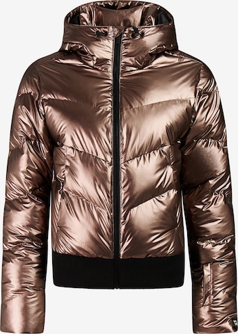PROTEST Athletic Jacket 'PRTJolan' in Brown: front