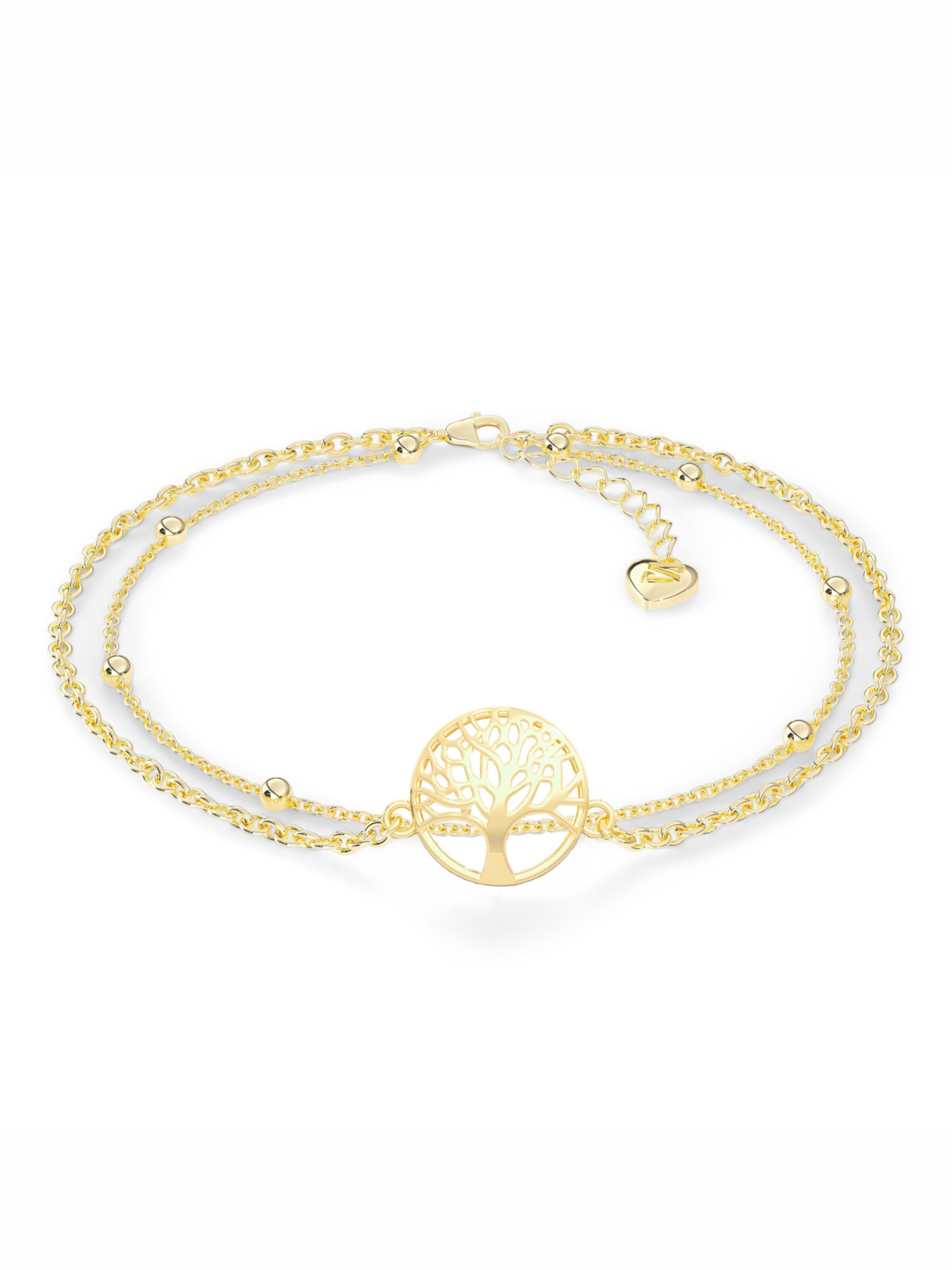 SERASAR Bracelet 'Life' in Gold: front