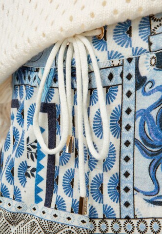 IVI collection Regular Strickhose 'Oriental Gardens' in Blau