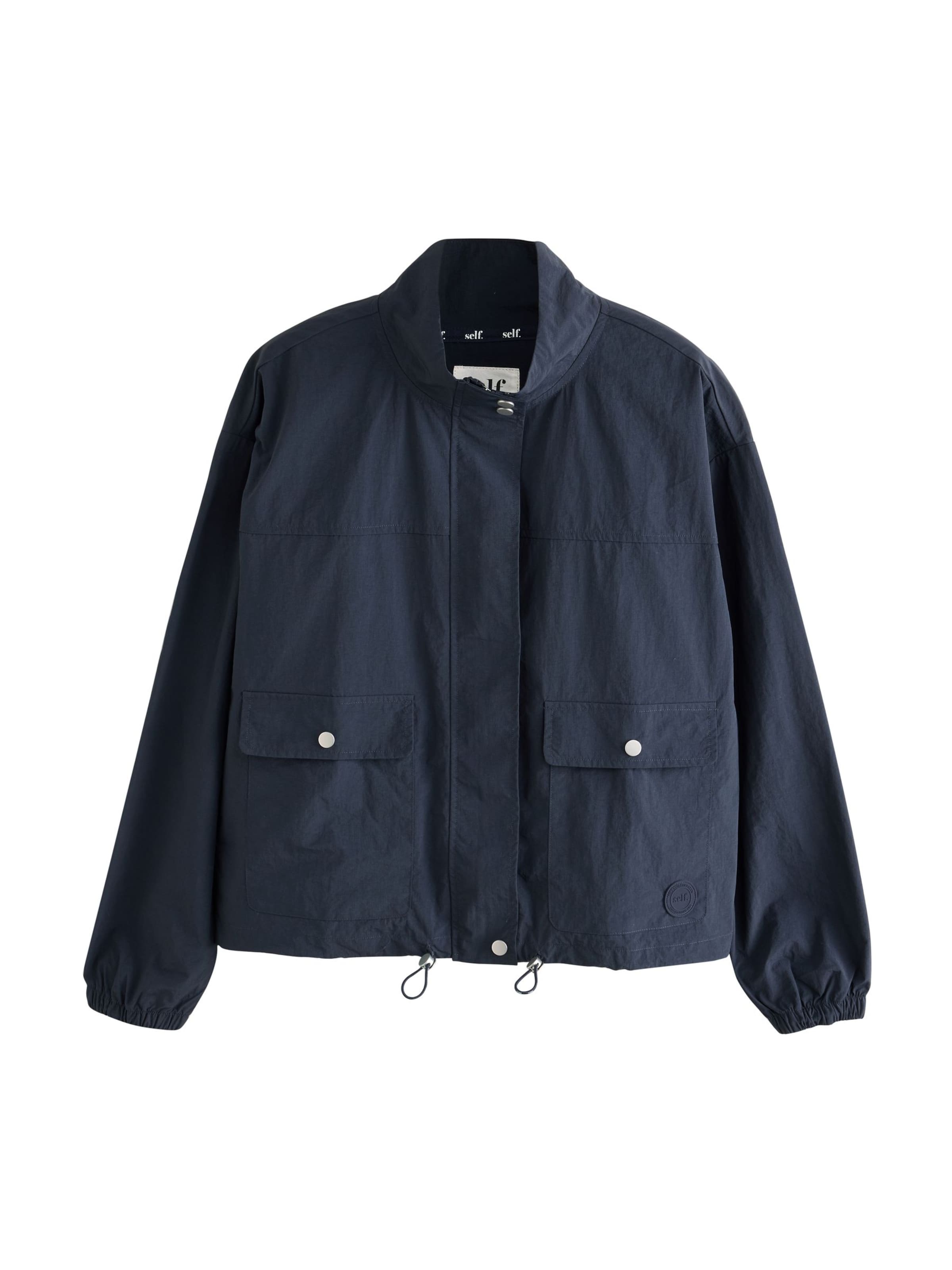 self. Between-Season Jacket in Blue: front