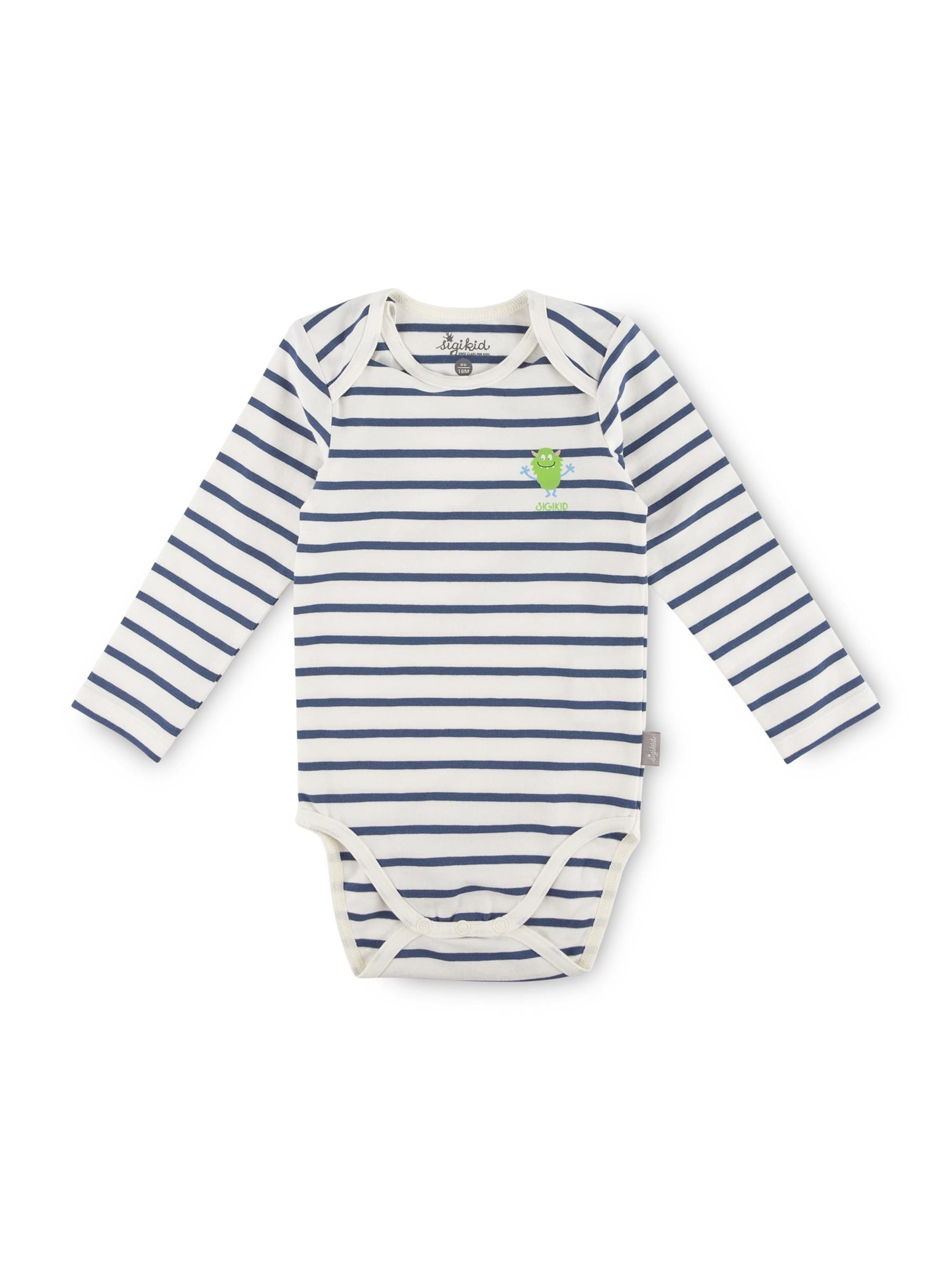 SIGIKID Strampler/Body‌‌‌‌‌‌ in Weiß: Vorderseite