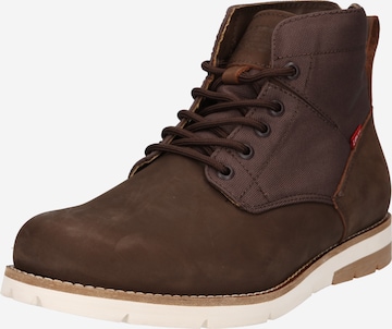 LEVI'S Lace-Up Boots 'Jax' in Brown: front