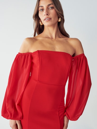 Suknelė 'KYRA' iš BWLDR, spalva – šviesiai raudona, Prekių apžvalga