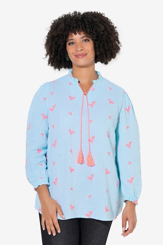 Angel of Style Bluse in Blau: Vorderseite