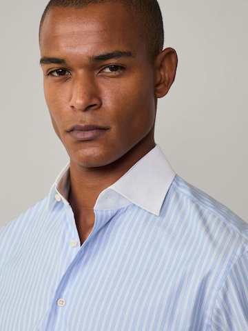 Hackett London Regular Fit Hemd in Blau