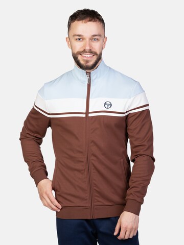 Sergio Tacchini Trainingsjacke 'DAMARINDO' in Braun: Vorderseite