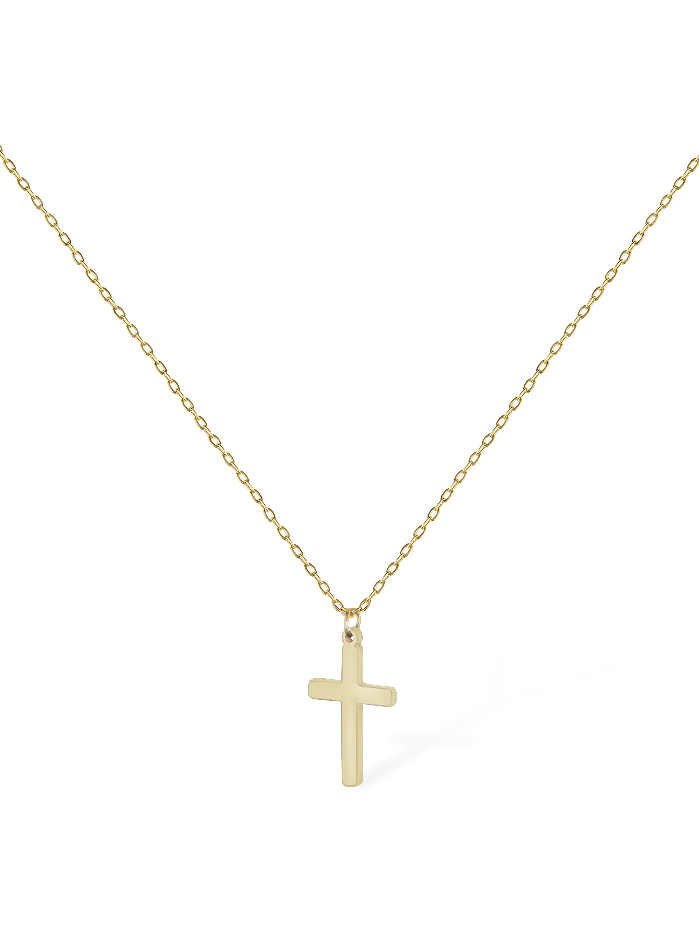 Chaîne 'Spirit Cross' Amberz en or : devant