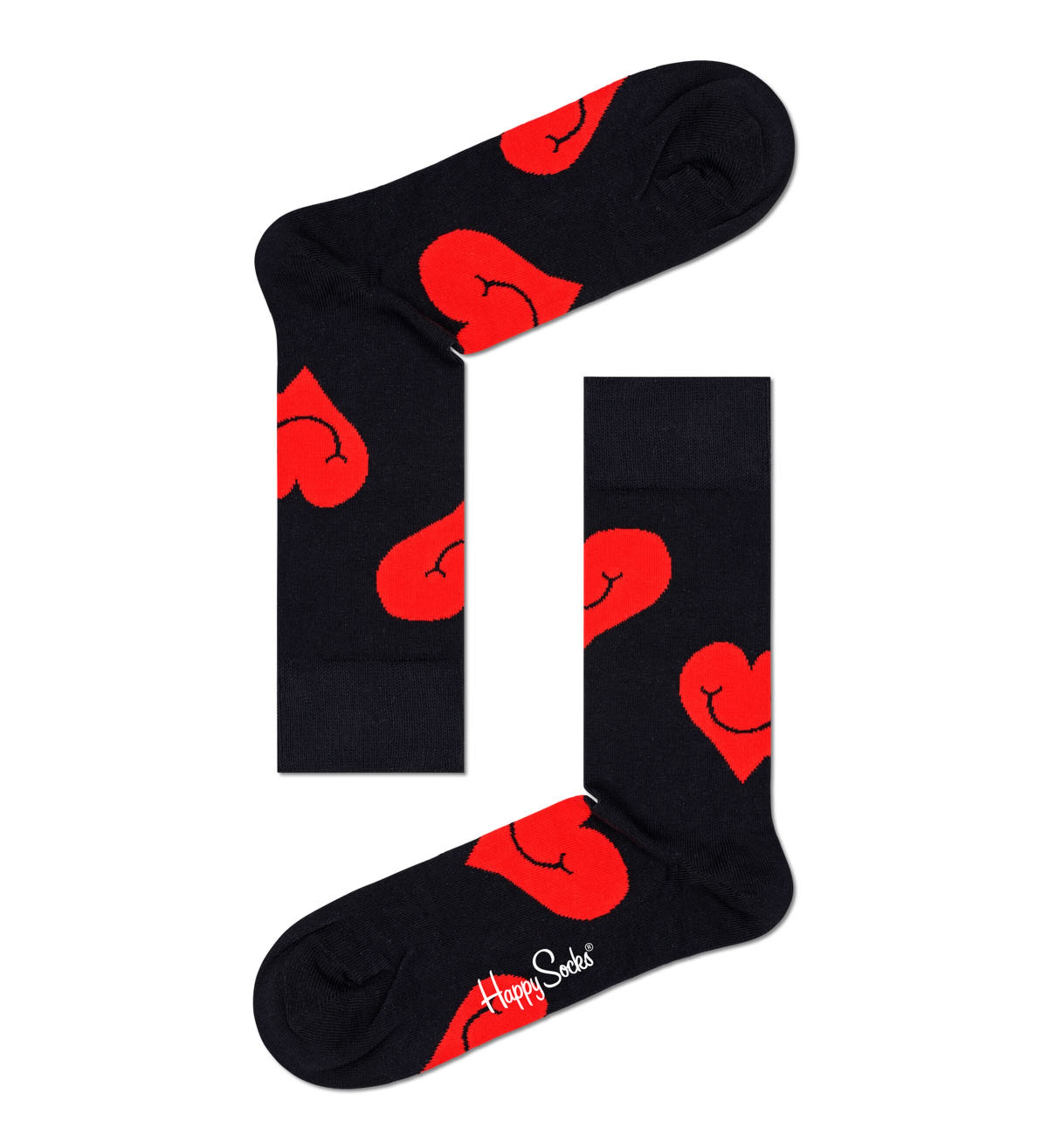 Frauen Wäsche Happy Socks Socken in Rot, Schwarz - QU34585