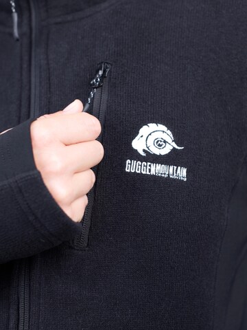Guggen Mountain Funktionsfleecejacke 'MML01vD' in Schwarz