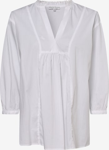 Marie Lund Blouse in Wit: voorkant