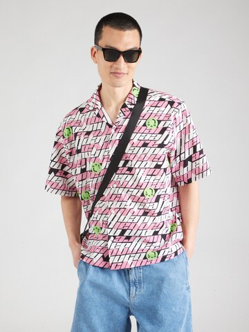 Fit confort Chemise 'Eligino' HUGO en rose : devant