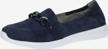 CAPRICE Classic Flats in Blue: front