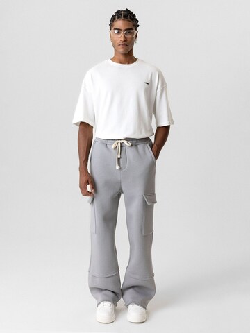 Dandalo Wide leg Cargo trousers 'Ruan' in Grey