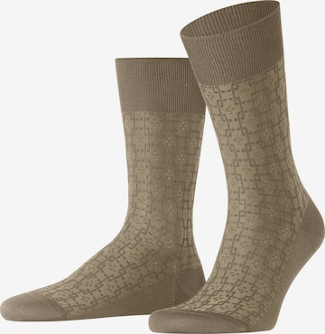 FALKE Socken 'Artwork Tie' in Beige: Vorderseite