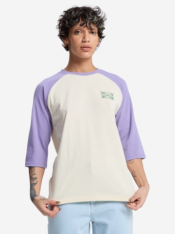 QUIKSILVER T-Shirt 'Bridge End' in Lila: Vorderseite