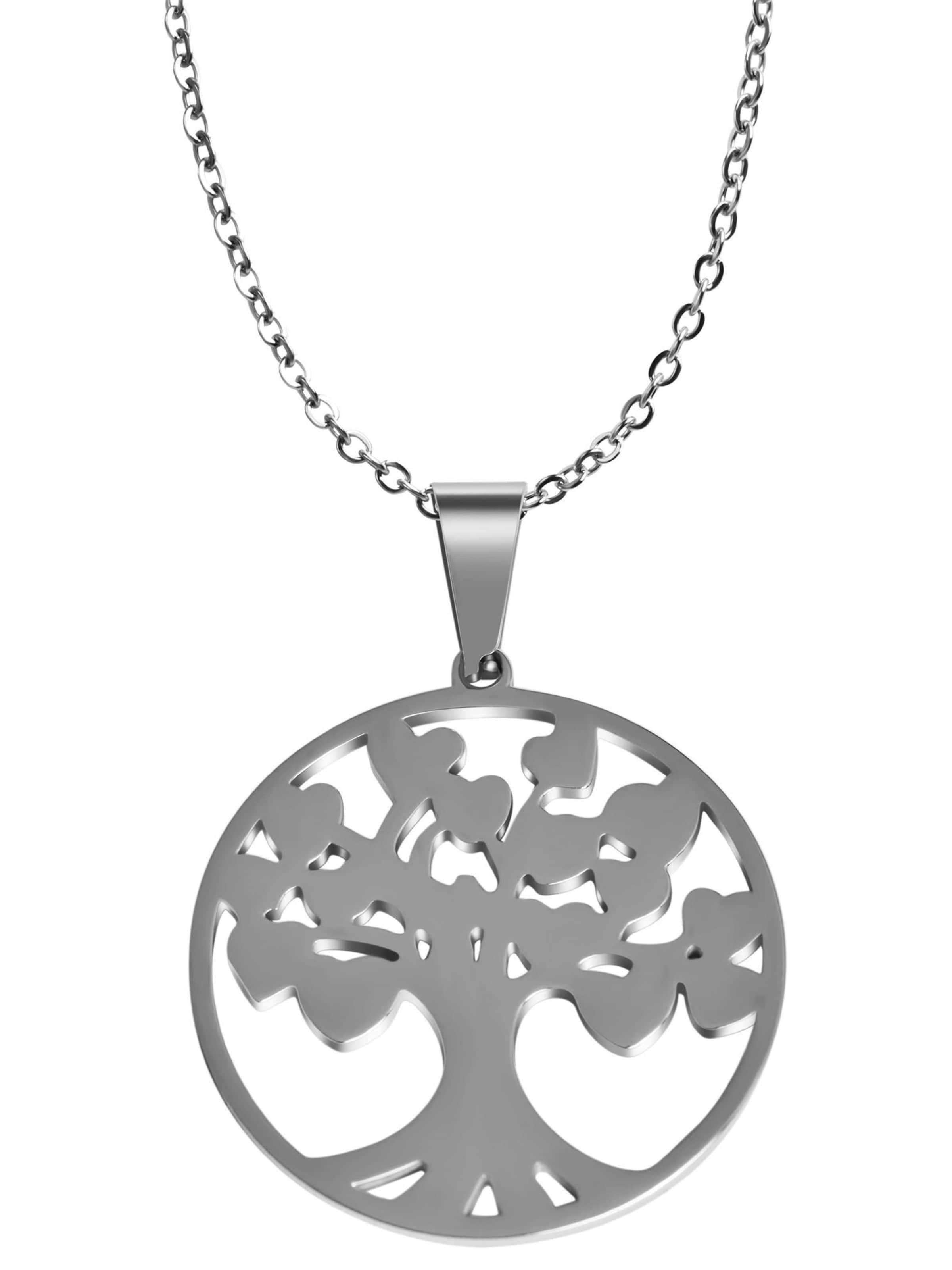 Akzent Pendant 'Aoloa, silberfarbig, langlebig' in Silver: front