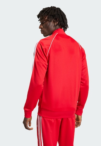 Veste de survêtement 'SST' ADIDAS ORIGINALS en rouge