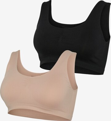 MAMALICIOUS Bra 'MLHEAL' in Brown: front