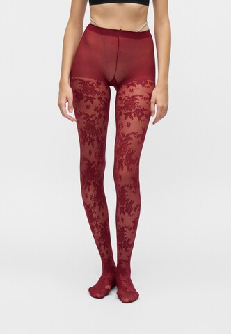 Lindex Tights in Red: front