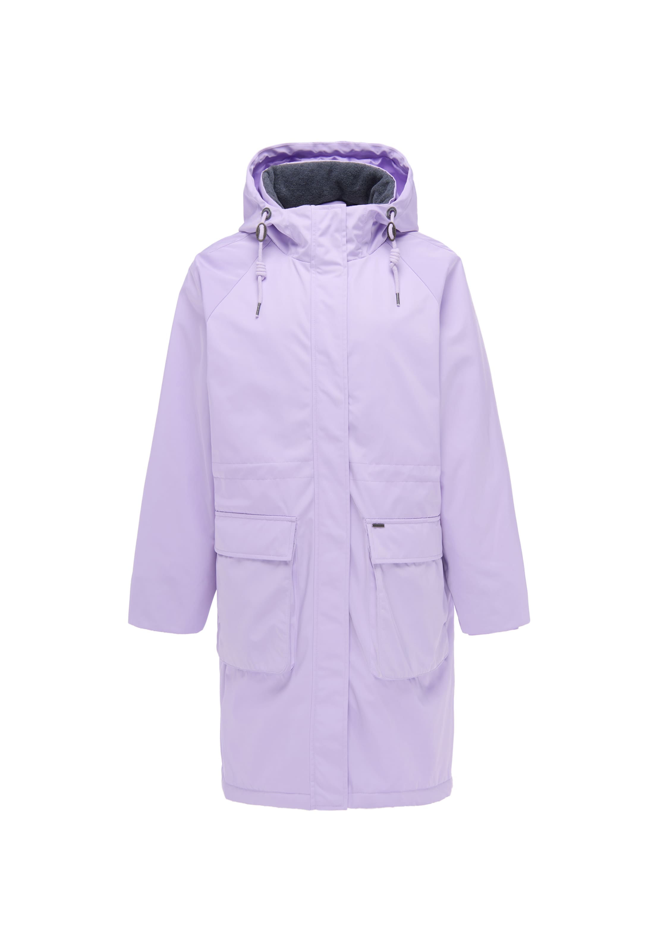 DreiMaster Vintage Between-seasons coat in Purple: front