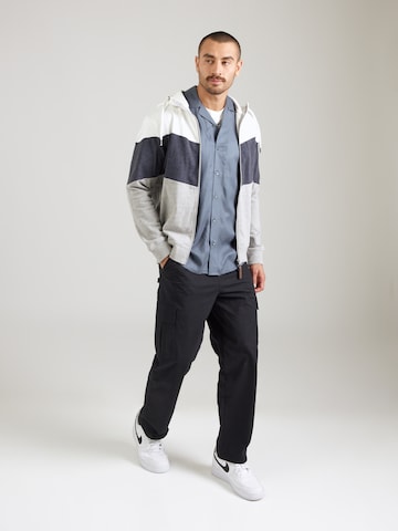 INDICODE Zip-Up Hoodie 'Altos' in Grey