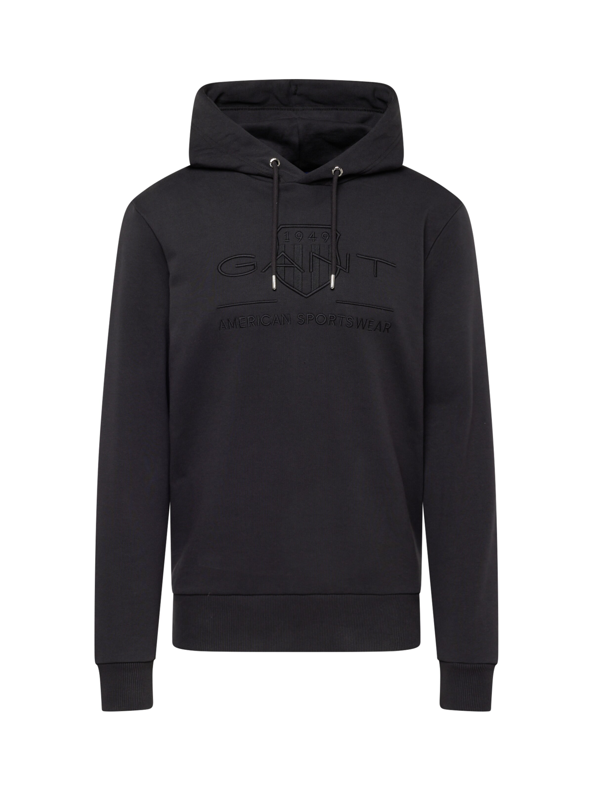 GANT Sweatshirt in Black: front