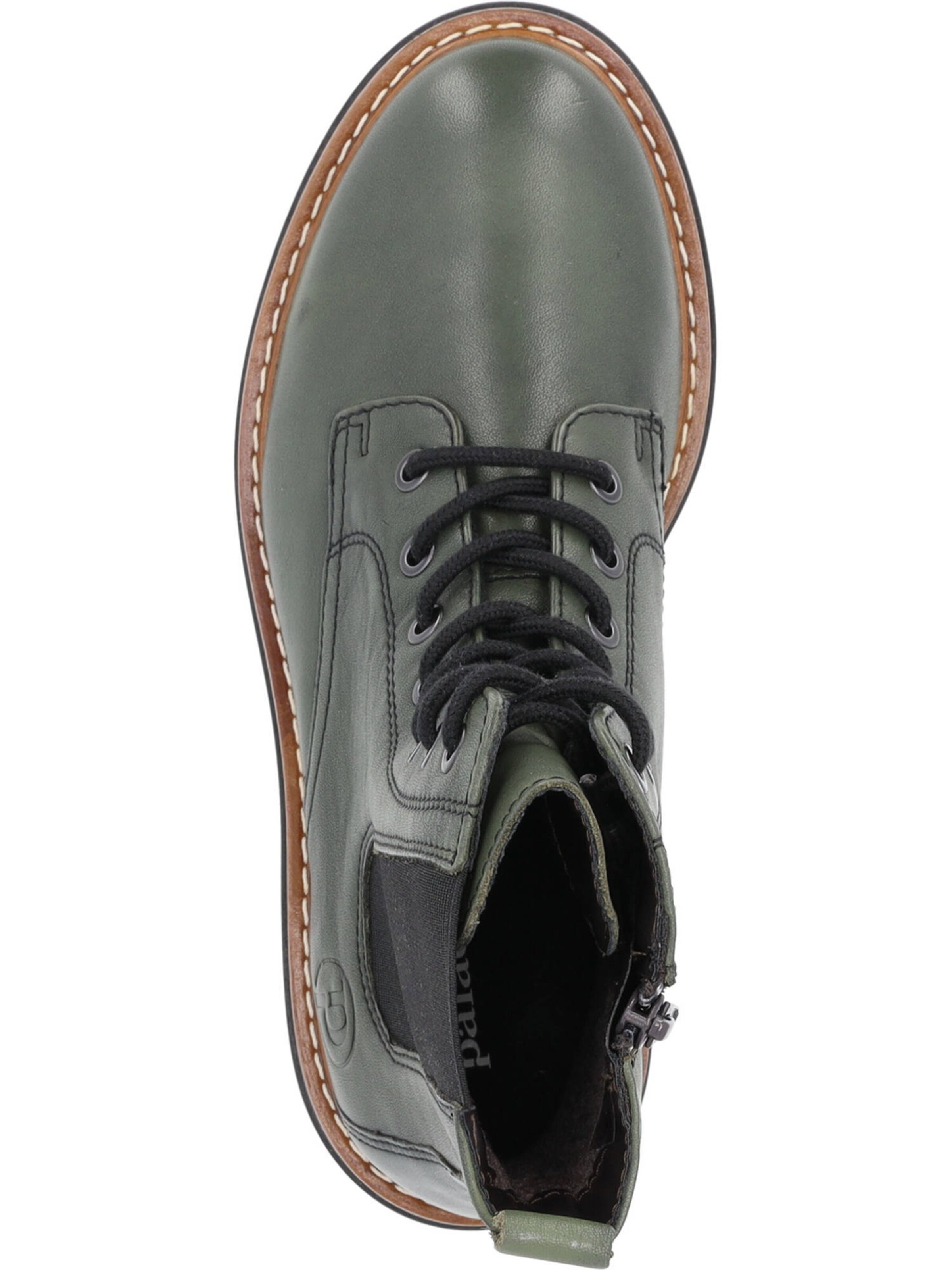 Palado Schnürstiefelette 'Unije' in Grün