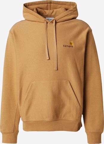 Sweat-shirt Carhartt WIP en marron : devant