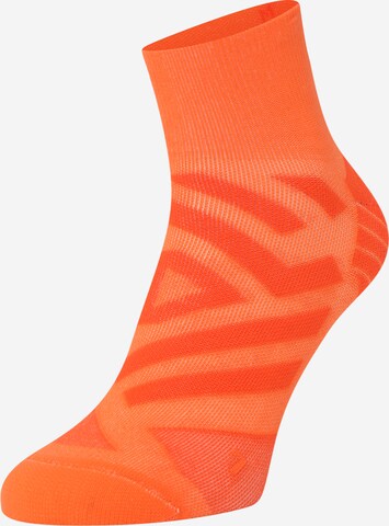 On Спортивные носки в Оранжевый: спереди