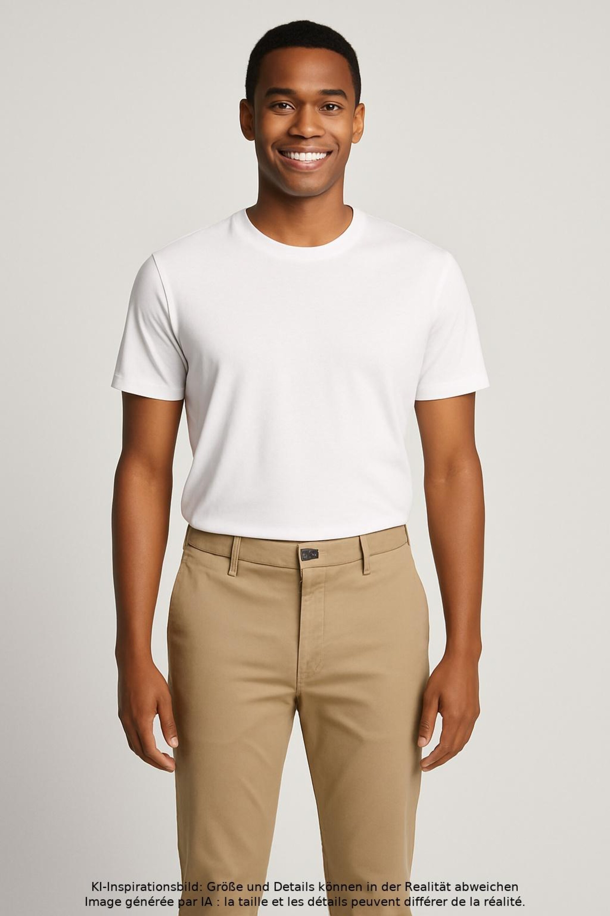 BOSS Black Stoffhose 29-30 in Beige: Vorderseite