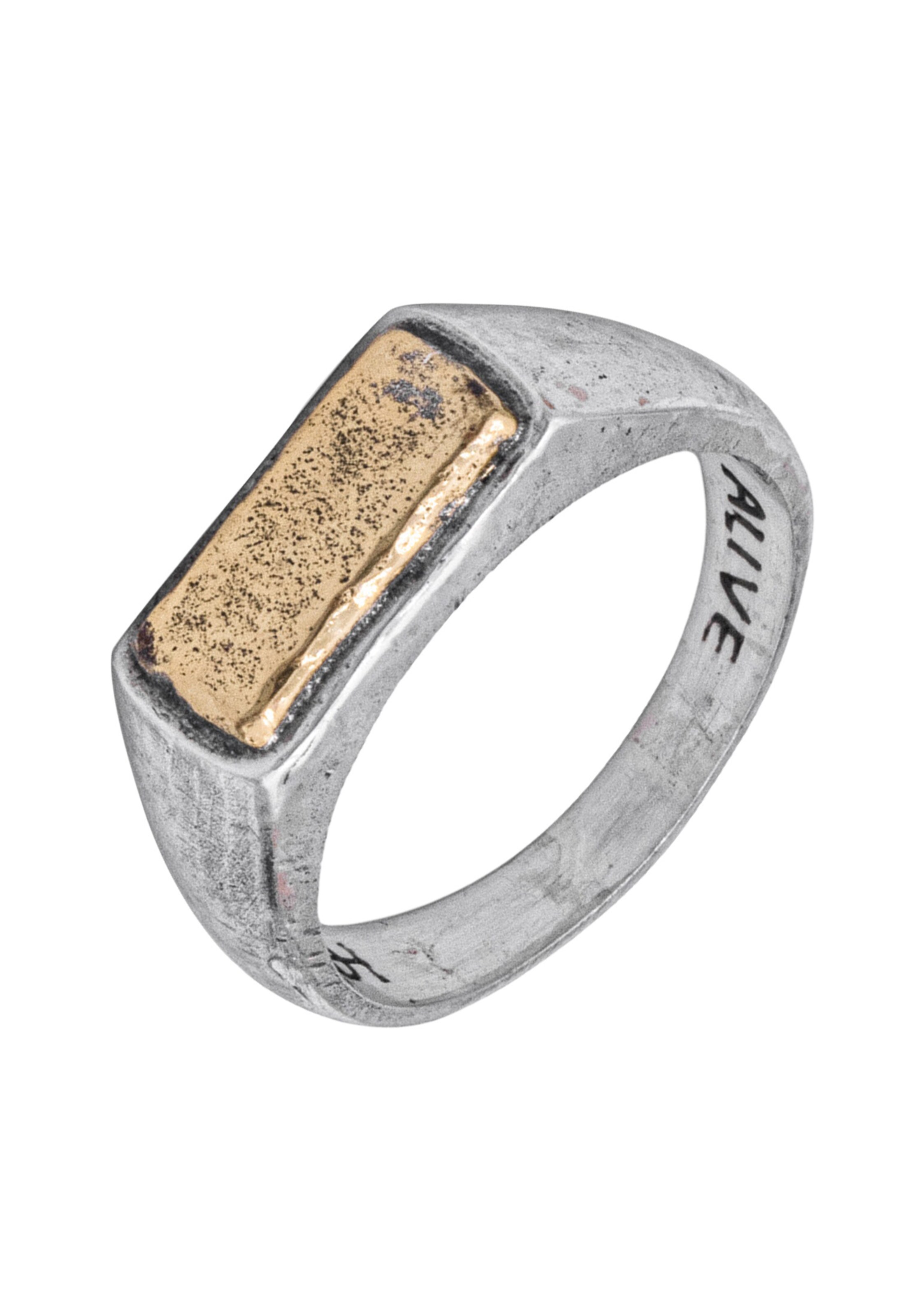 Haze&Glory Ring 'Alive' in Silver: front