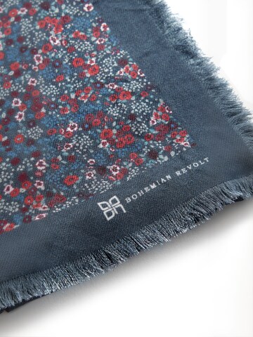 Bohemian Revolt Sjaal ' Braxton ' in Blauw: voorkant