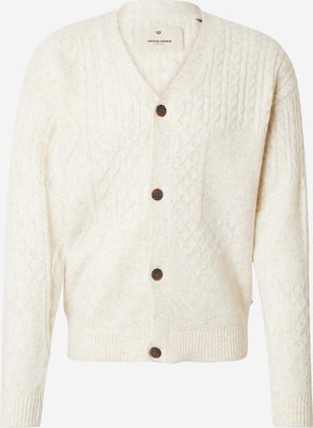 Vestes en maille 'JPRBLUmarkus' JACK & JONES en beige : devant