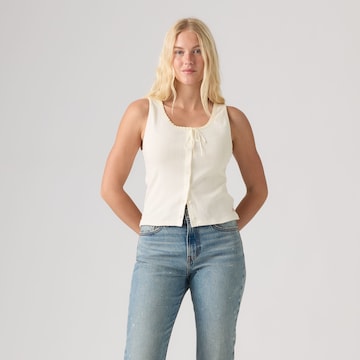 LEVI'S ® Topp 'DRY GOODS', värv valge: eest vaates