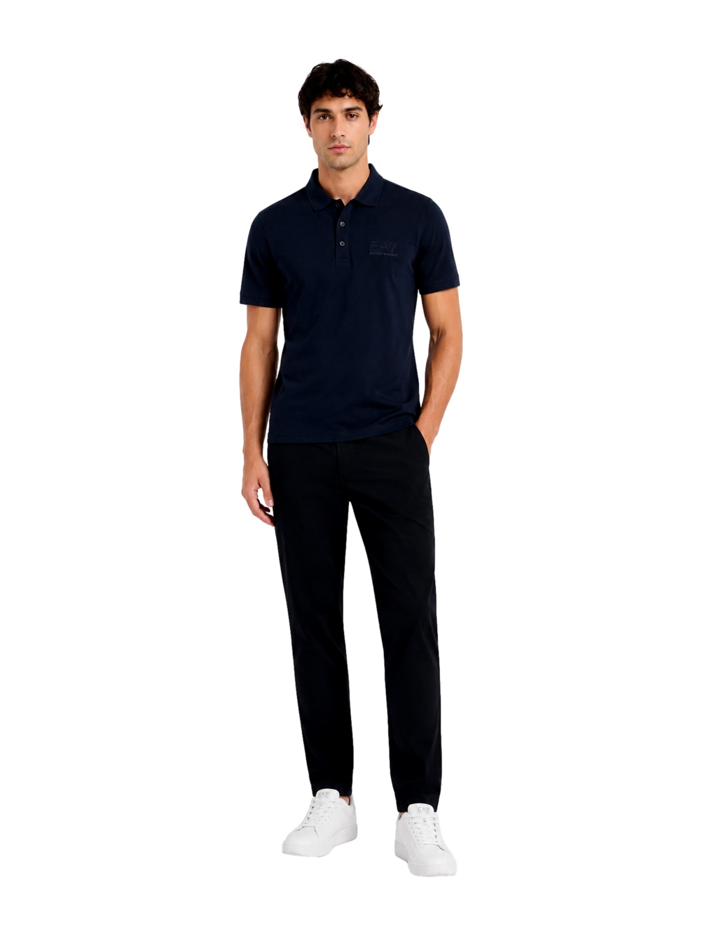 EA7 Emporio Armani Poloshirt in Blau