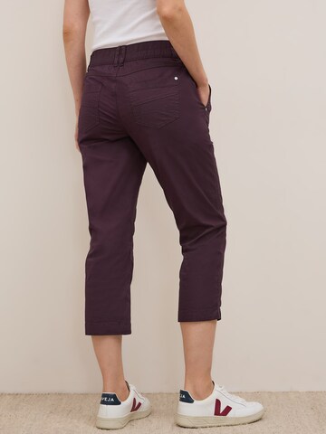 CECIL Slimfit Παντελόνι 'New York' σε κόκκινο
