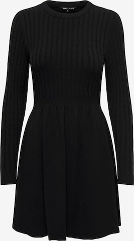 Abito in maglia 'ONLFia' di ONLY in nero: frontale