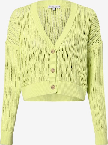 Marie Lund Knit Cardigan in Yellow: front